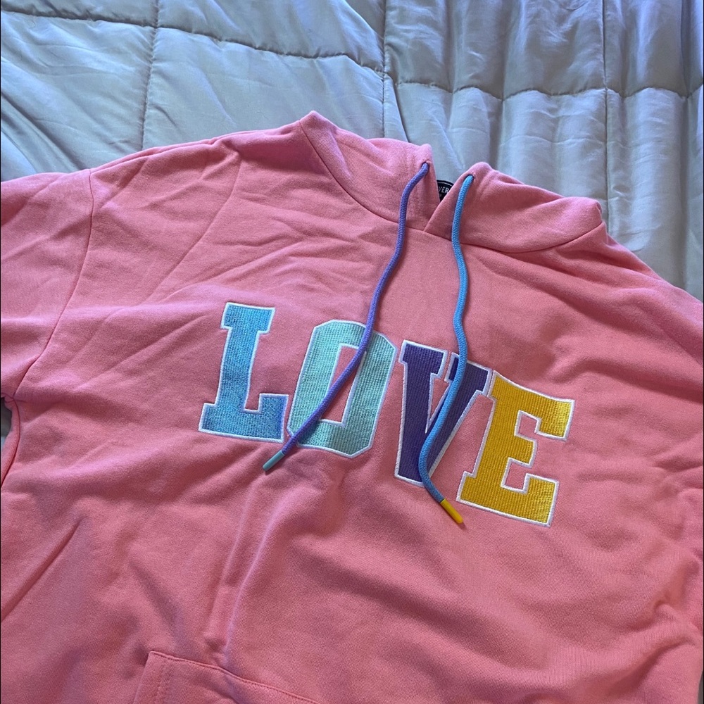 Men’s over sized LOVE hoodie